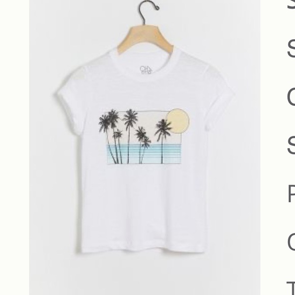 Anthropologie Tops - Anthropologie sunset graphic tee